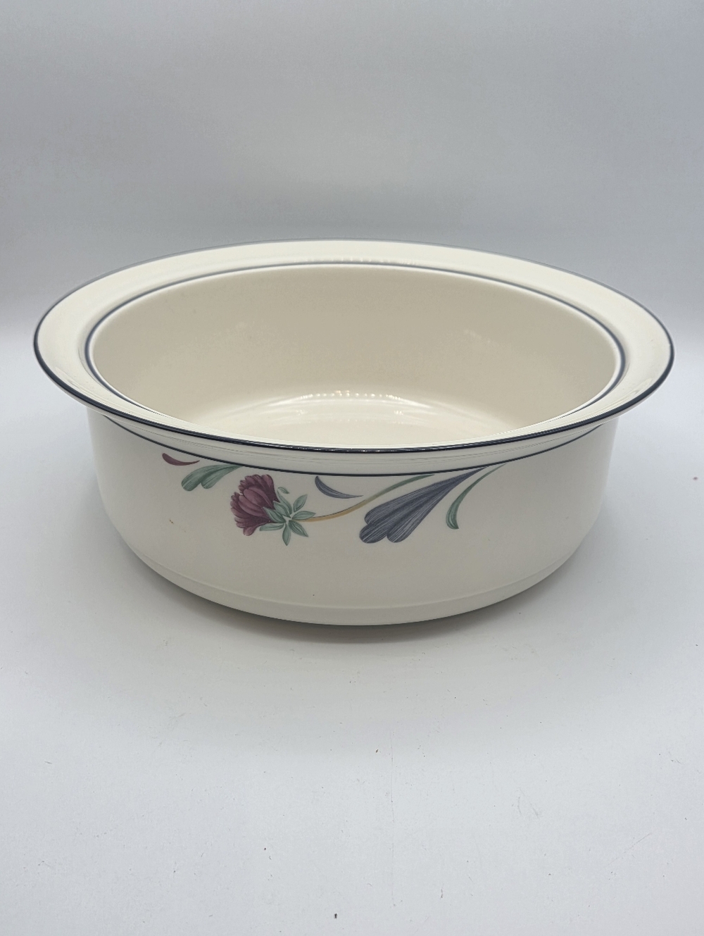 Lenox Poppies on Blue 9" Open Casserole